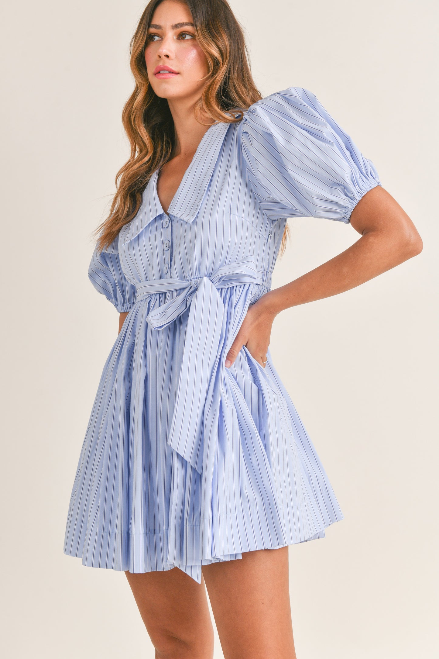 Sadie Pinstripe Dress