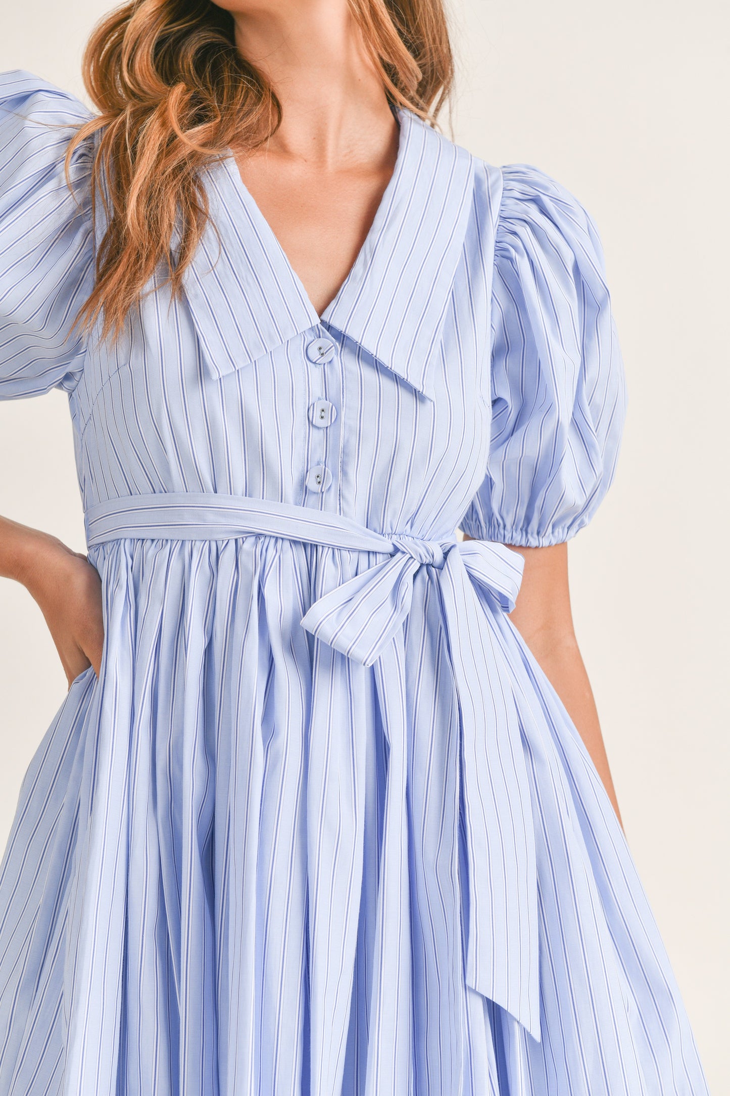 Sadie Pinstripe Dress