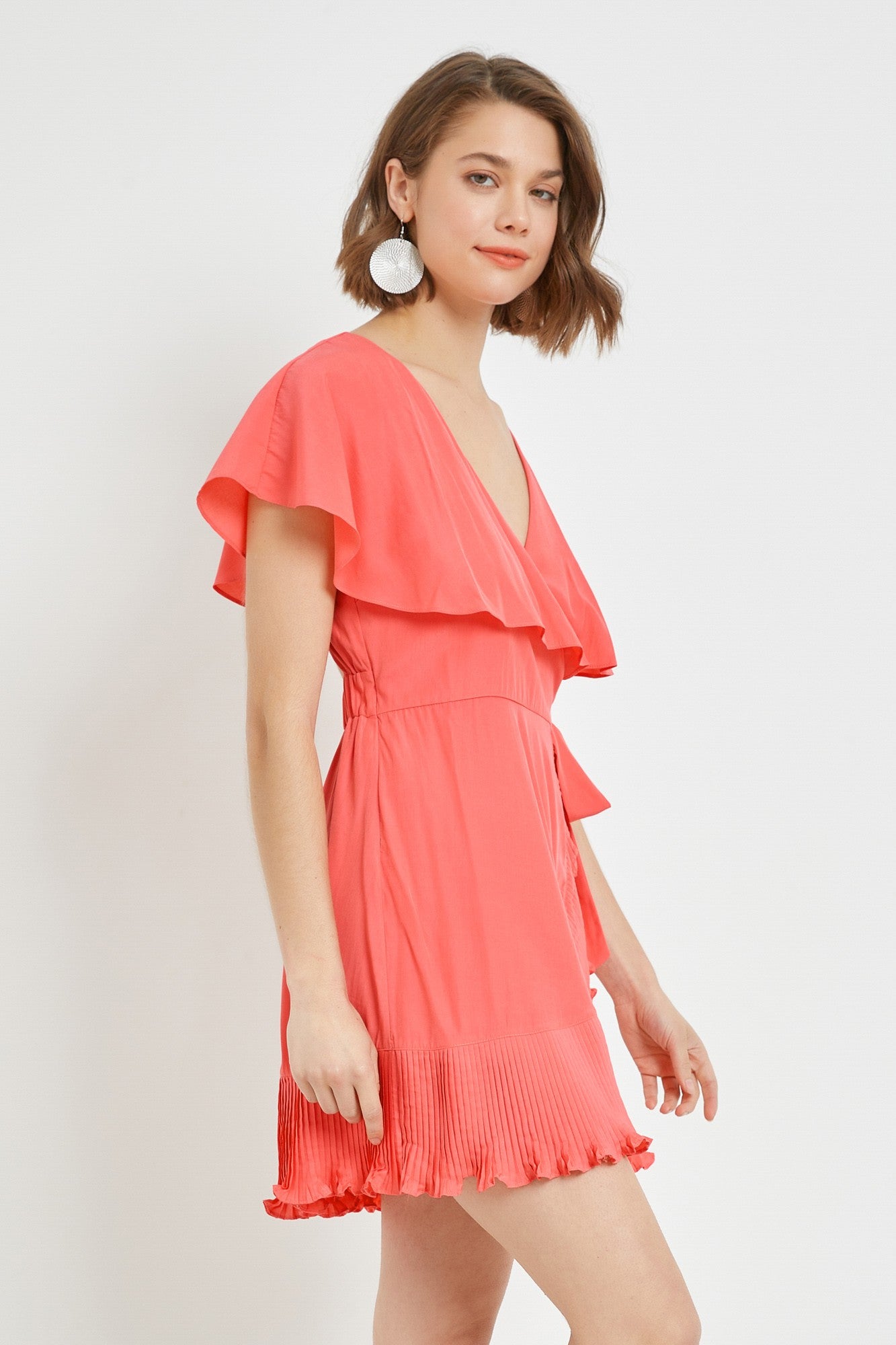 Sunset Wrap Romper Dress