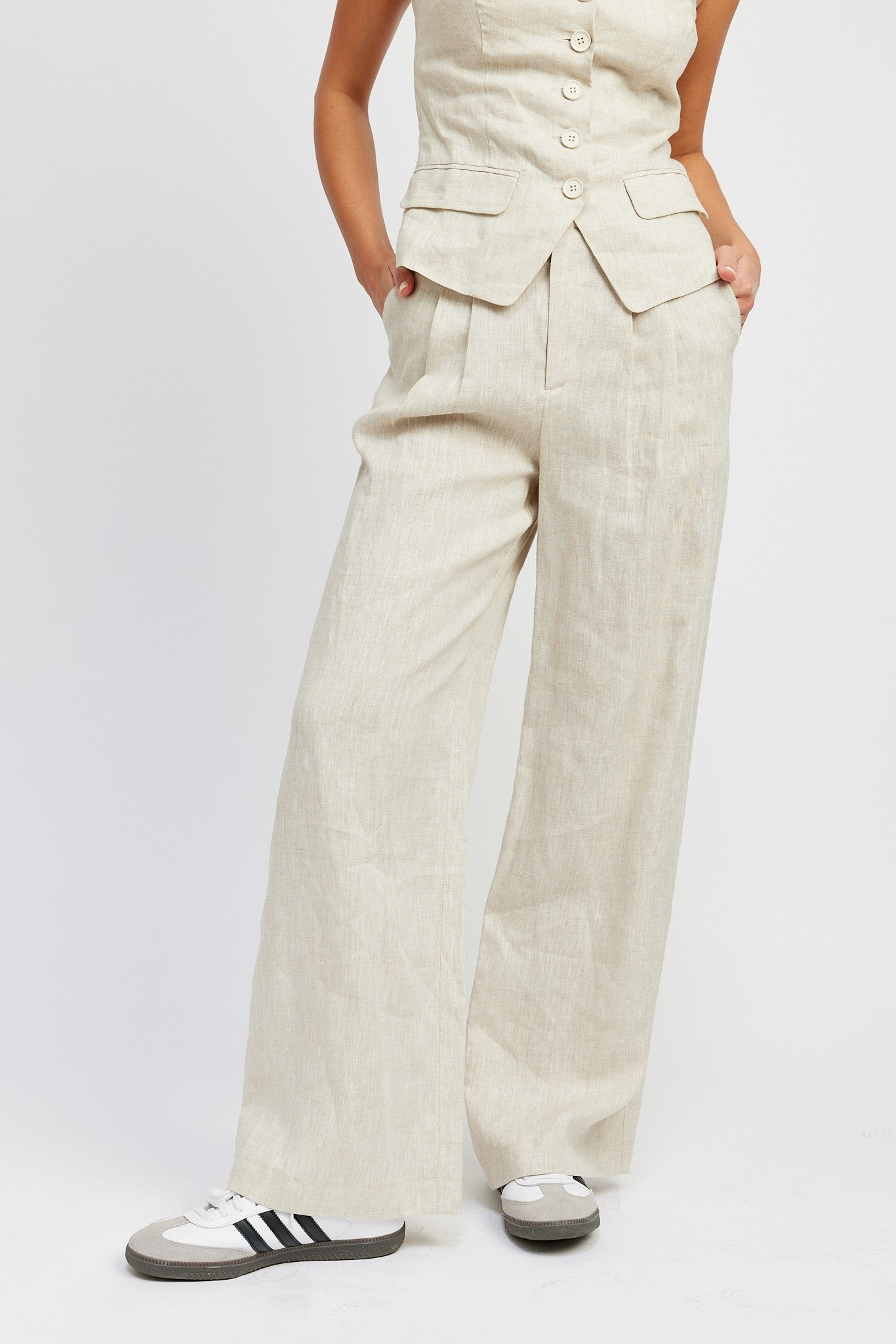 Emory Pleated Pants