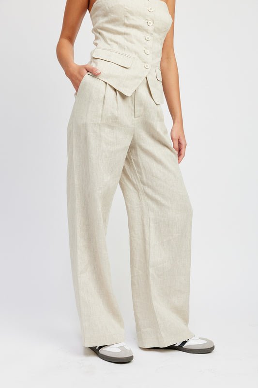 Emory Pleated Pants