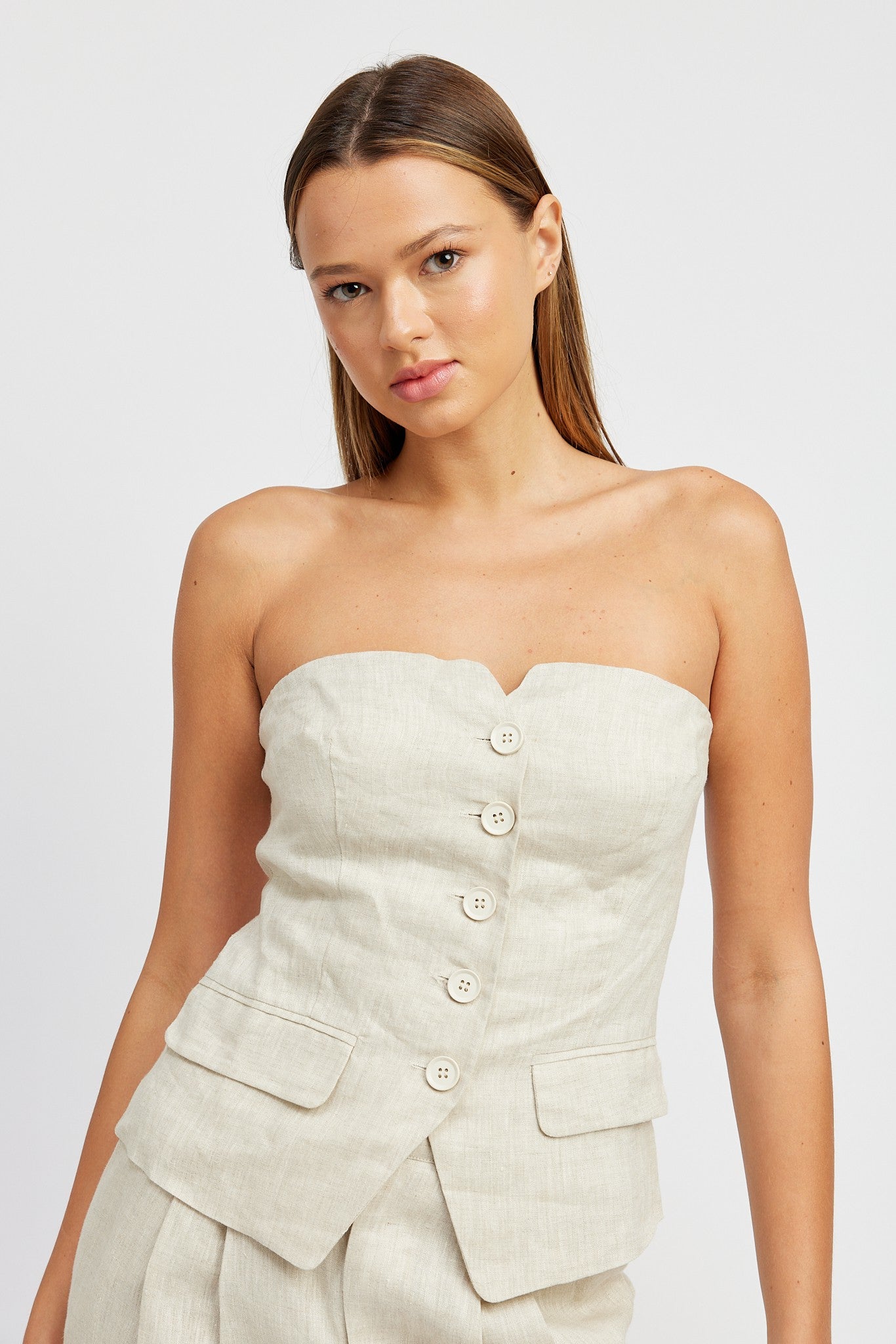 Emory Bustier Tube Top