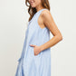 Breezy Chambray Tunic Dress