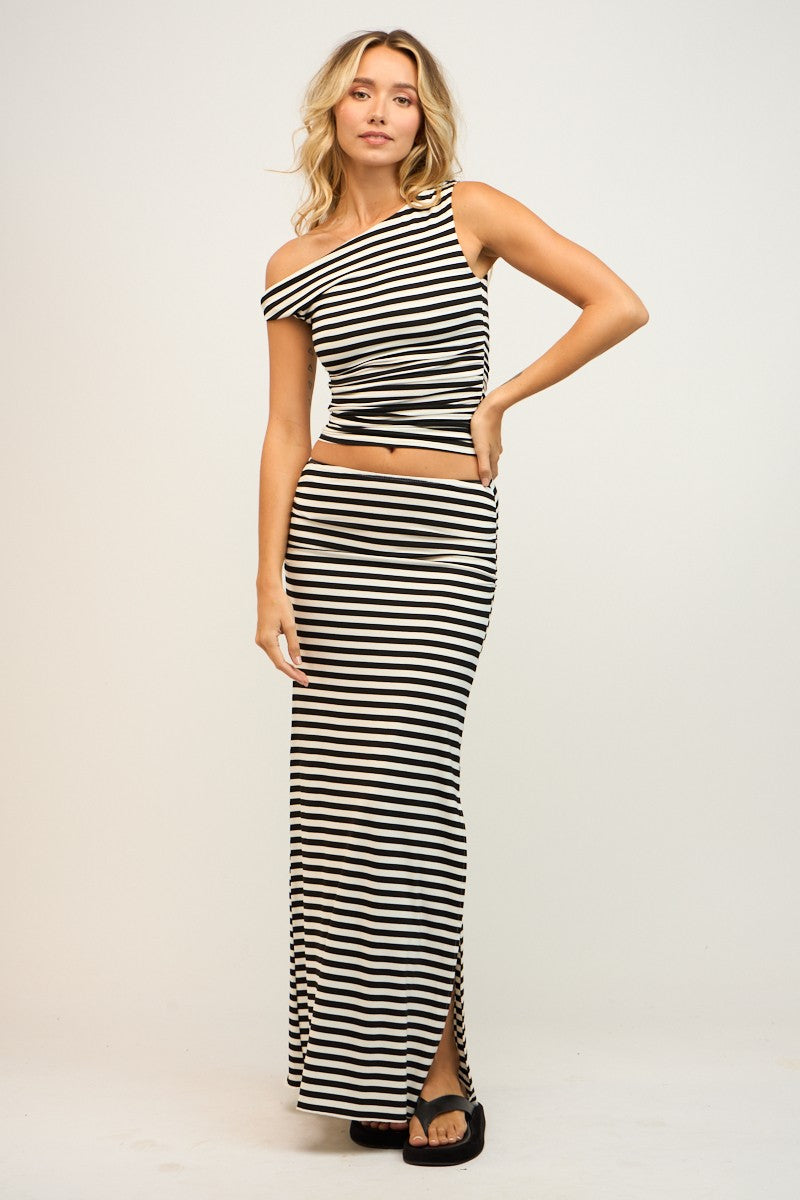 Madeline Striped Maxi Duo