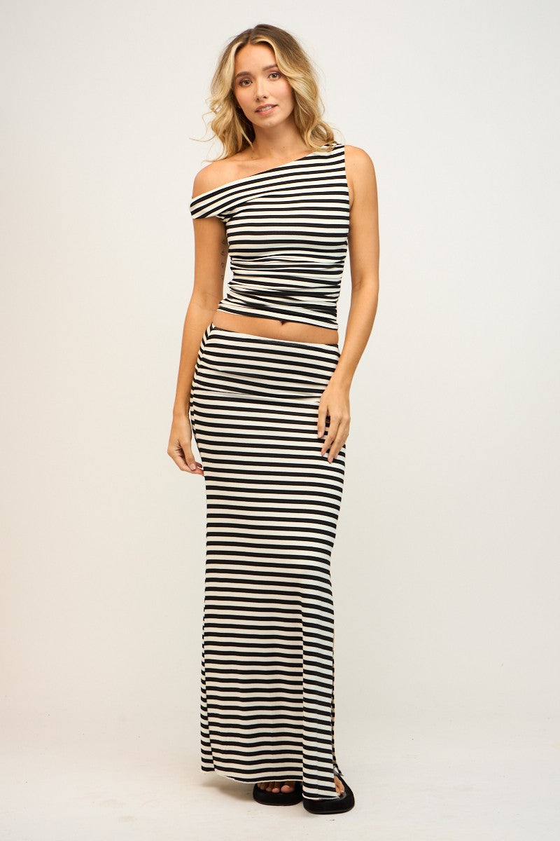 Madeline Striped Maxi Duo