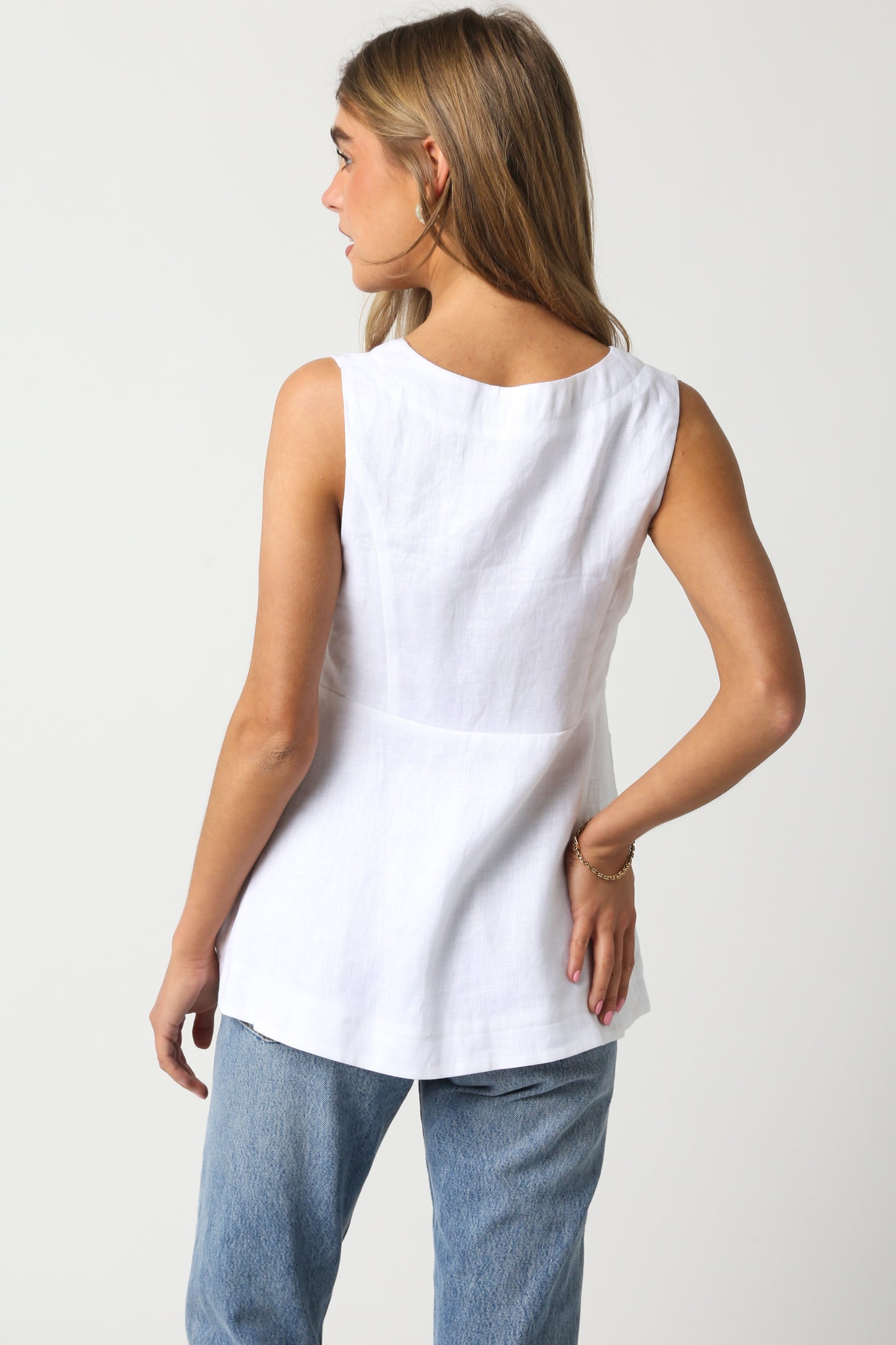 Alyssa Linen Top