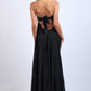 Black Sands Strapless Maxi Dress