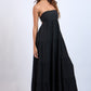 Black Sands Strapless Maxi Dress