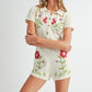 Floral Bliss Button Down Romper