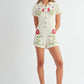 Floral Bliss Button Down Romper