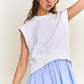 Maggie Short Sleeve Dress- Blue