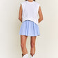 Maggie Short Sleeve Dress- Blue