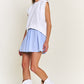 Maggie Short Sleeve Dress- Blue