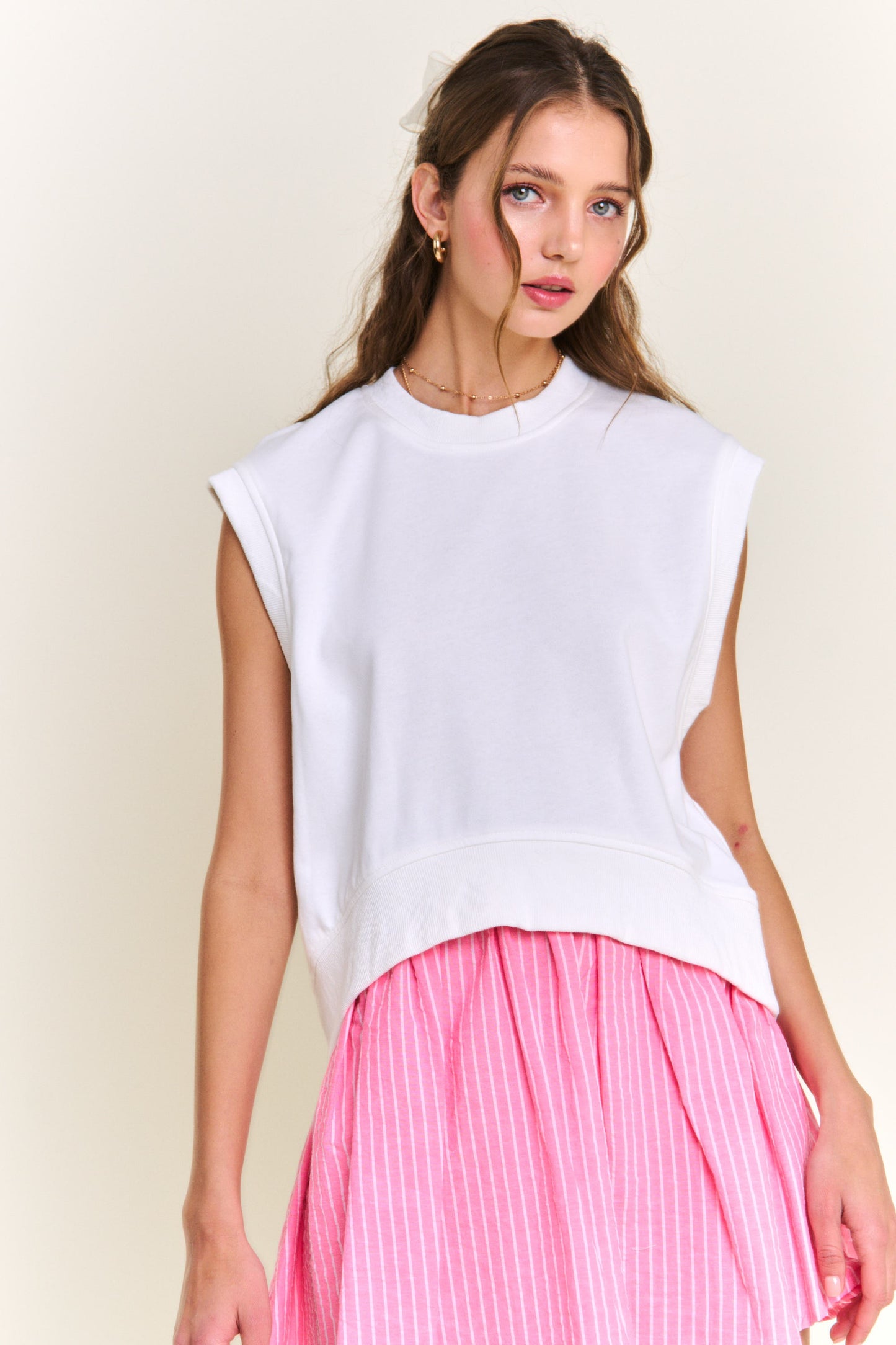 Maggie Short Sleeve Dress- Pink