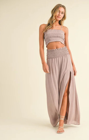 Breezy Bliss Smocked Maxi Set